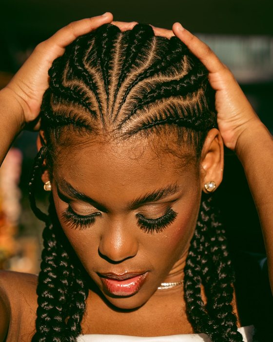 Cornrows glamour